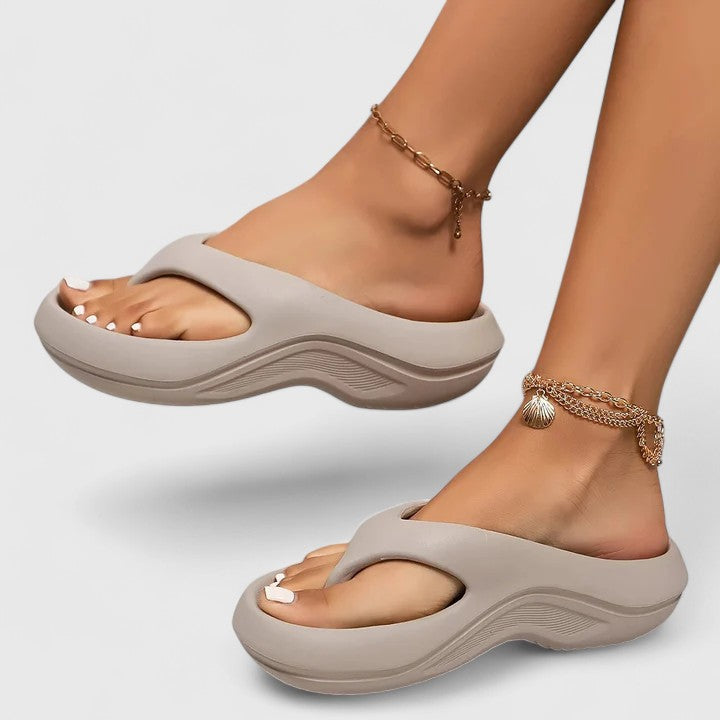 Autumn | Orthopedic Platform Thong Sandals