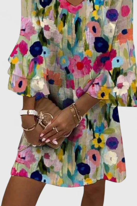 Jessica | Floral Mini Summer Dress