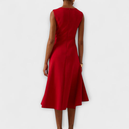 Amber | Elegant Sleeveless Midi Dress