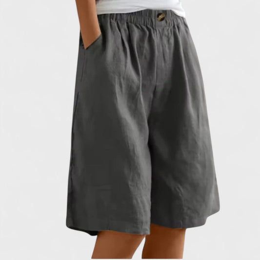 Nora | Comfortable Wide-Leg Bermuda Shorts
