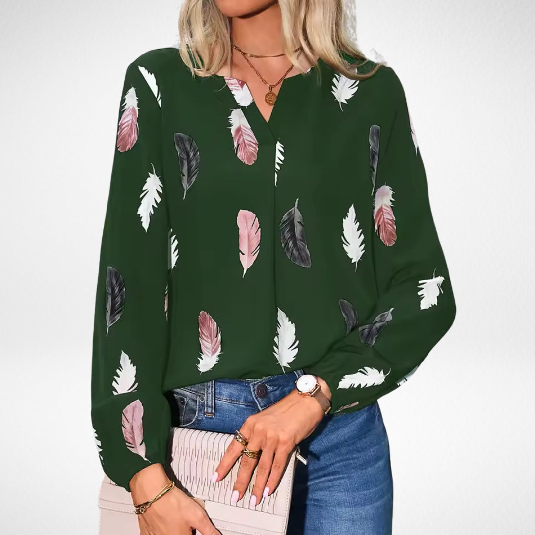 Demi | Comfortable Print Lightweight Blouse