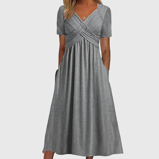 Sandra | Elegant Fitted Midi Dress