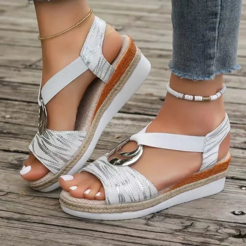 Amber | Espadrille Wedge Sandals