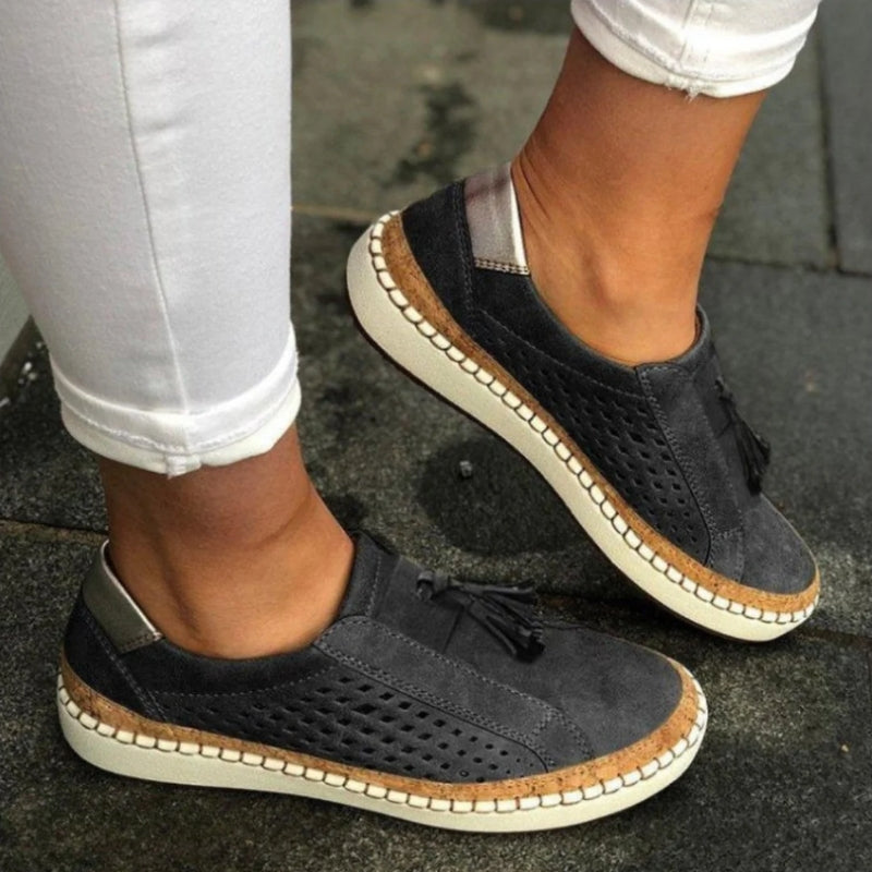 Astrid | Orthopedic Tassel Slip-On Shoes