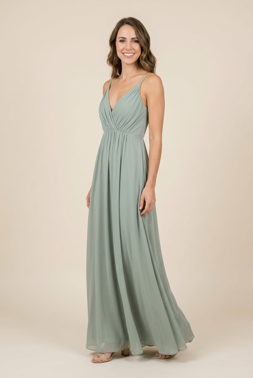 Charlotte | Graceful V-Neck Maxi Dress