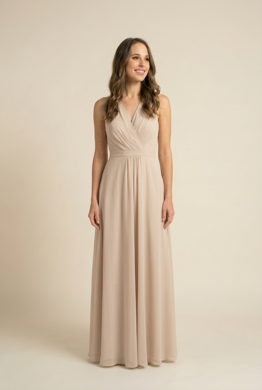 Isabella | Modern V-Neck Formal Dress