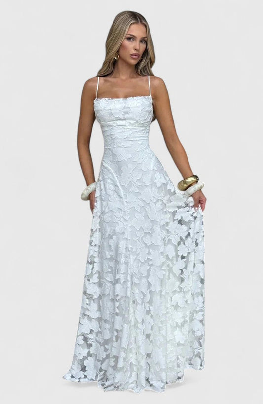 Isabelle | Elegant Floral Maxi Gown