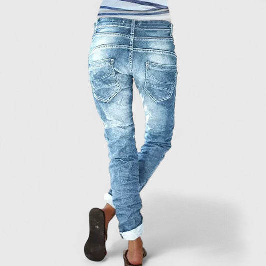 Jade | Stylish Tapered Ankle Jeans Pants