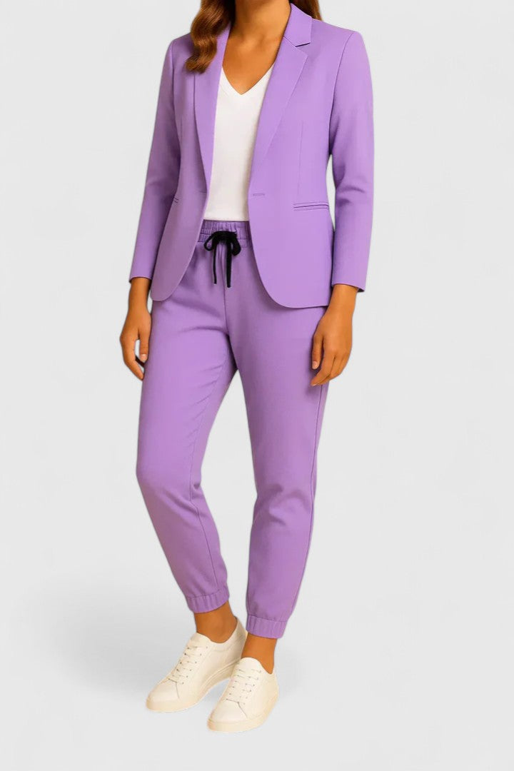 Reagan | Casual Blazer and Jogger Pants Coord Set