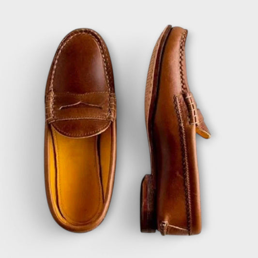 Hailey | Classic Penny Flat Loafers