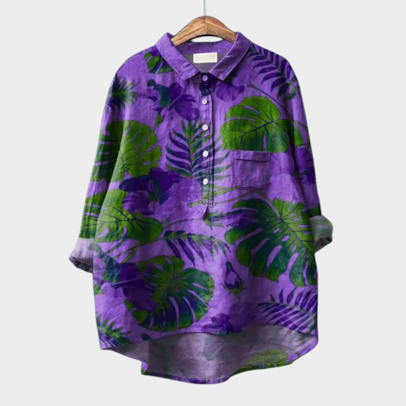Eleanor | Floral Nature Print Blouse