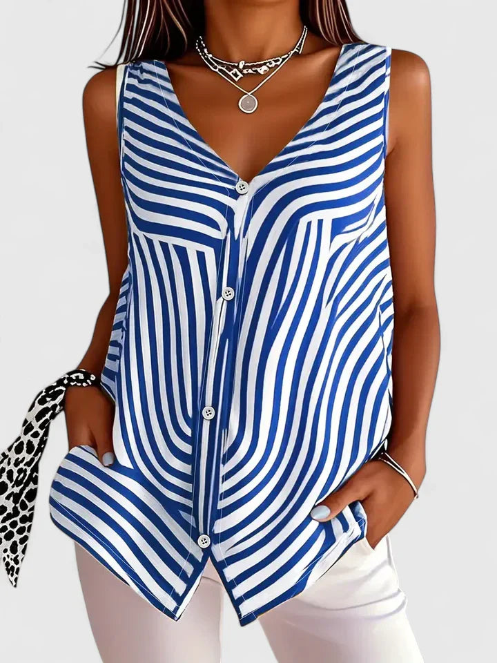 Skylar | Sophisticated Sleeveless Blouse
