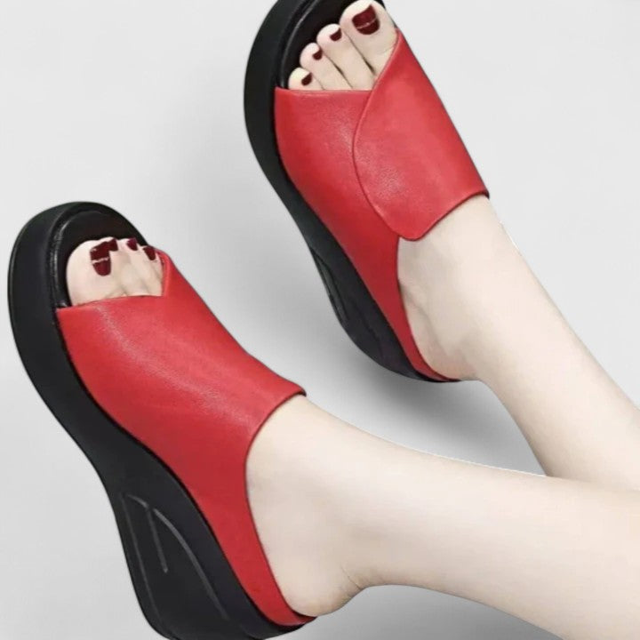 Vera | Orthopedic Platform Wedge Sandals