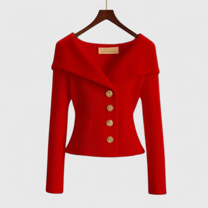 Victoria | Elegant Cardigan With Buttons