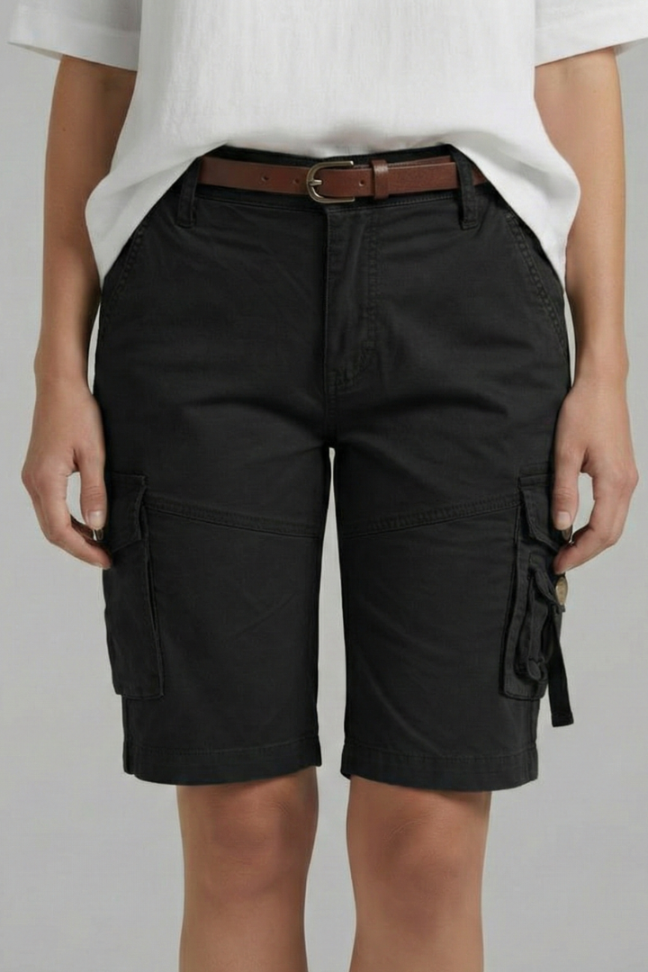 Quinn | Women's Knee Length Cargo Shorts