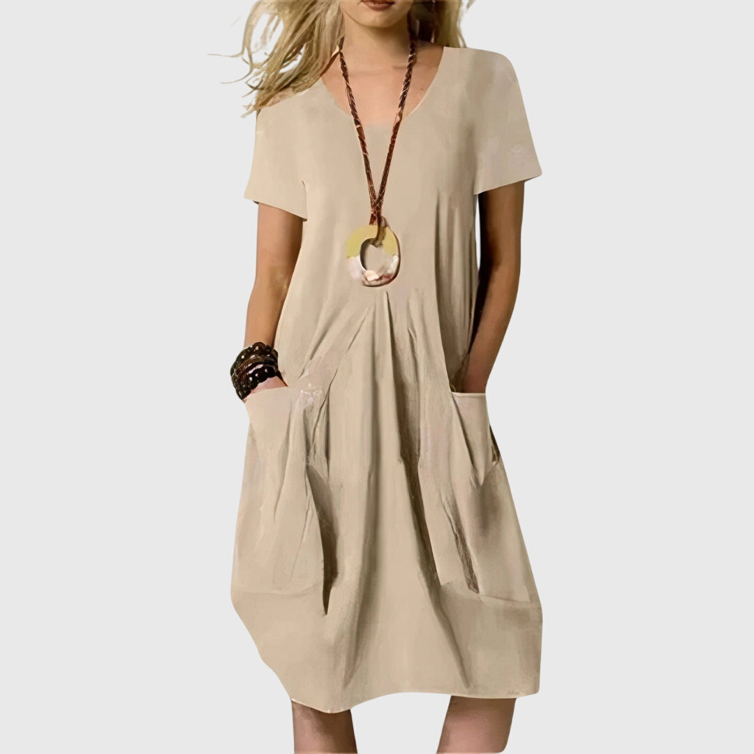 Ruby | Casual Midi Dress With Pockets