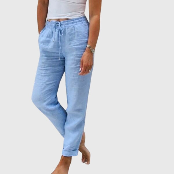 Maya | Drawstring Waist Tapered Pants