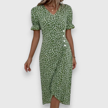 Lily | Ditsy Floral Midi Dress