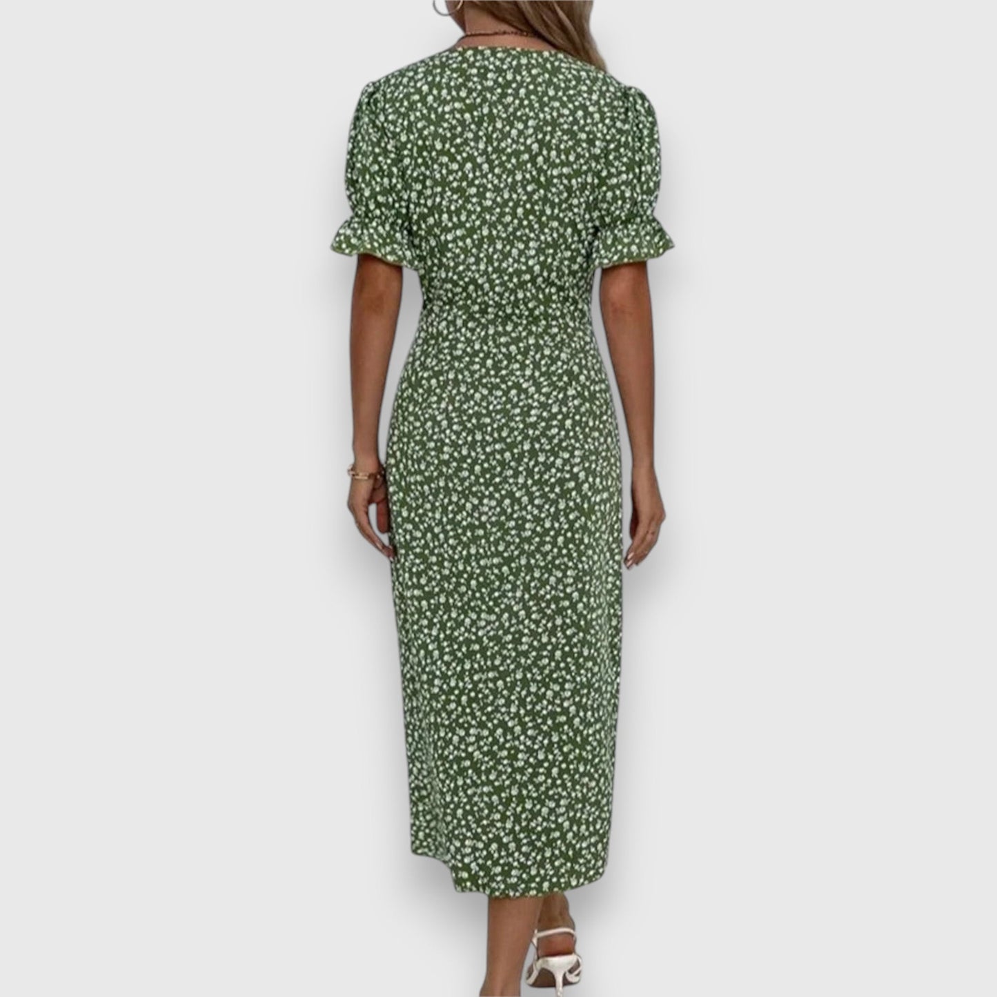 Lily | Ditsy Floral Midi Dress
