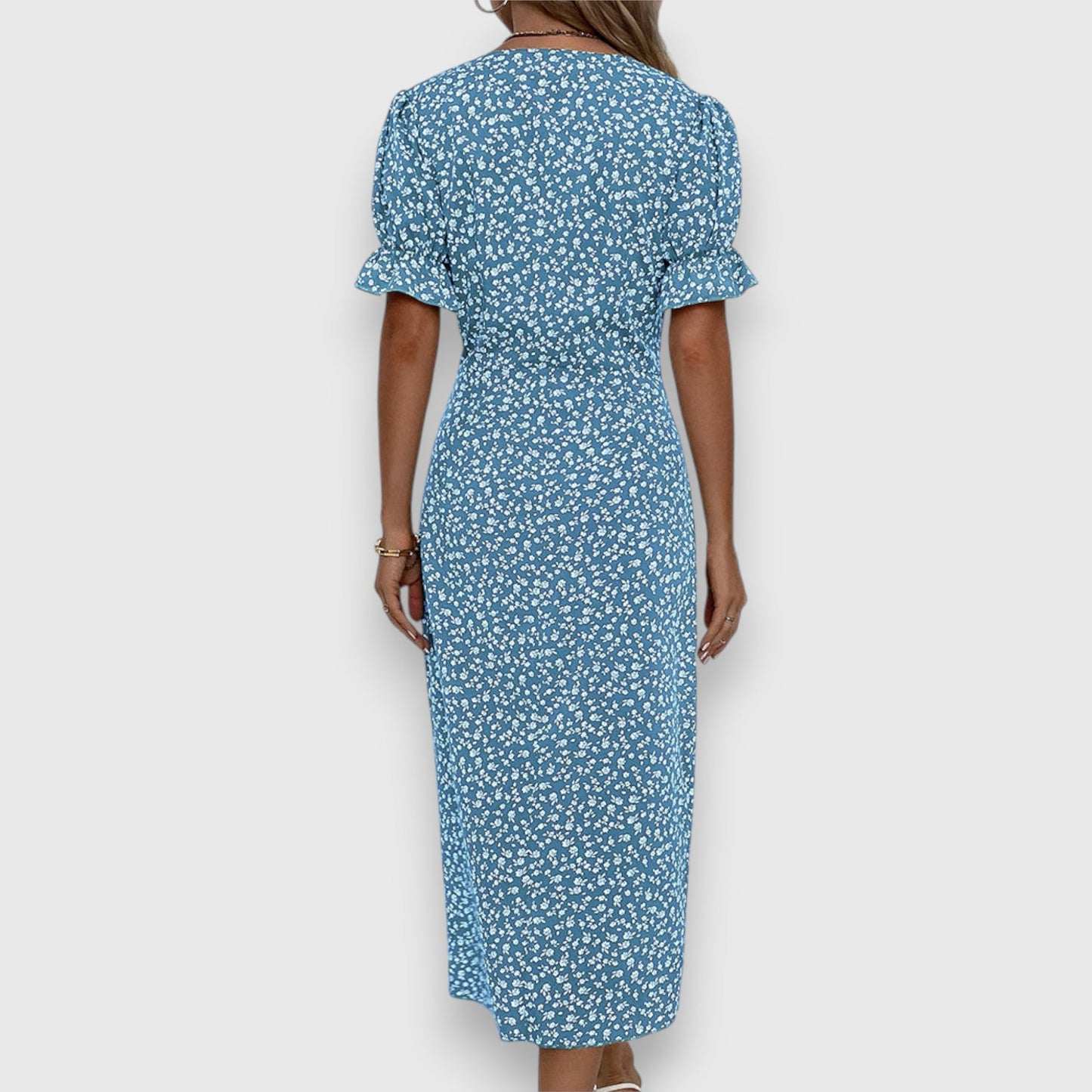 Lily | Ditsy Floral Midi Dress