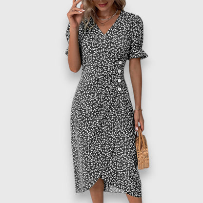 Lily | Ditsy Floral Midi Dress
