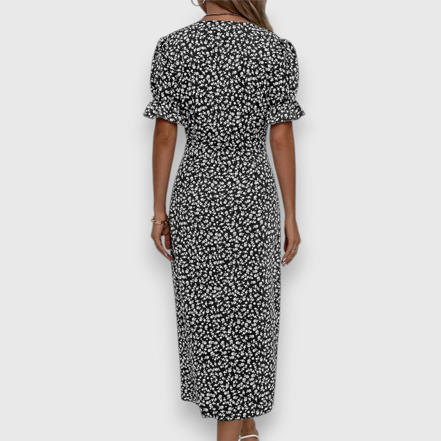 Lily | Ditsy Floral Midi Dress