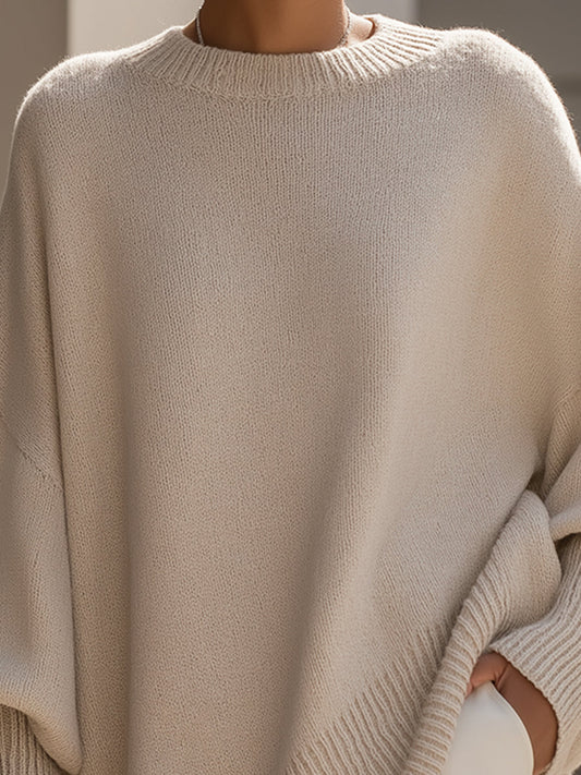 Ava | Elegant Draped Sweater