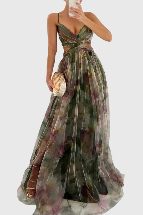 Luna | Eelegant Floral Summer Maxi Dress
