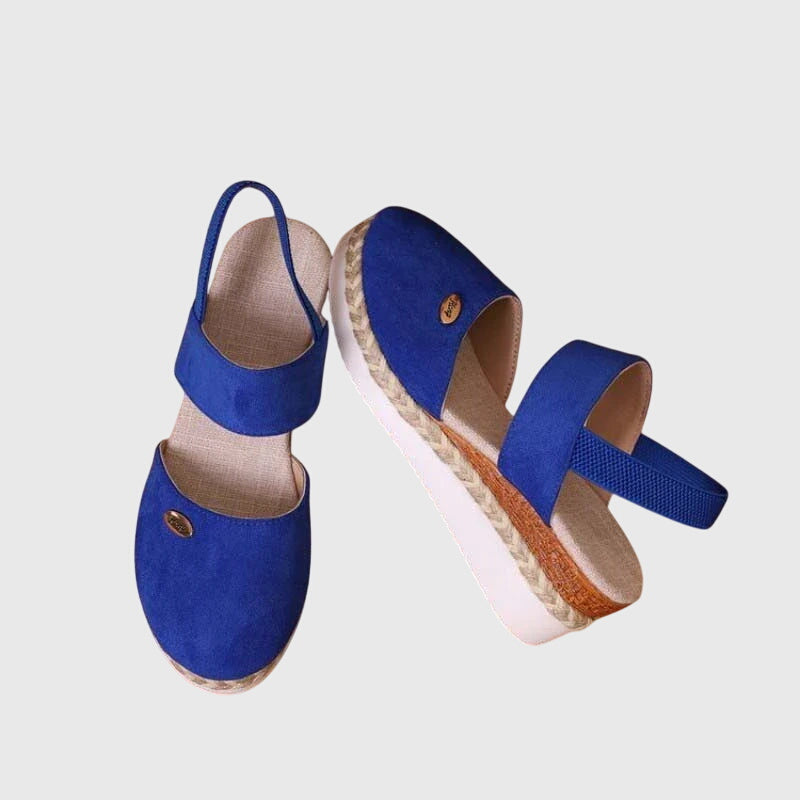Amelia | Orthopedic Espadrille Platform Wedge Sandals