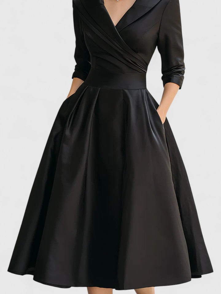 Audrey | Fit and Flare Midi Dress