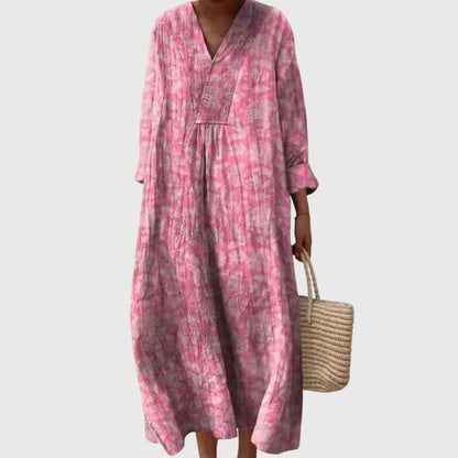 Jade | Boho V-Neck Casual Maxi Dress