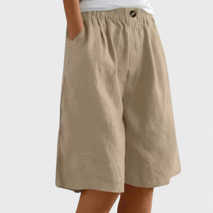 Nora | Comfortable Wide-Leg Bermuda Shorts