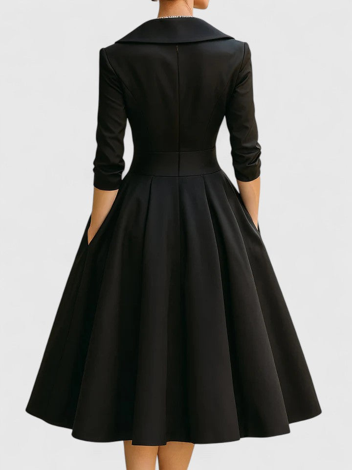 Audrey | Fit and Flare Midi Dress