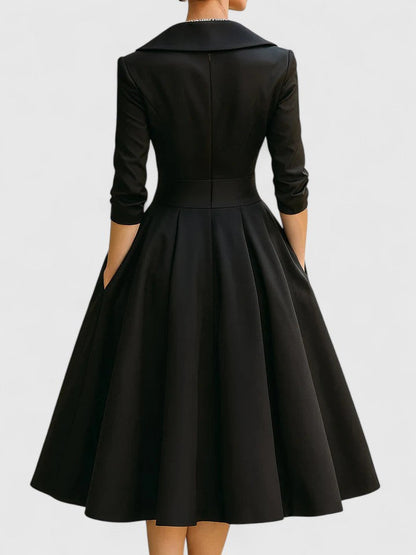 Audrey | Fit and Flare Midi Dress