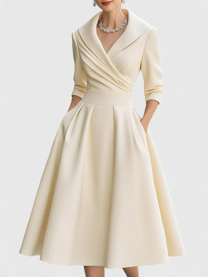 Audrey | Fit and Flare Midi Dress