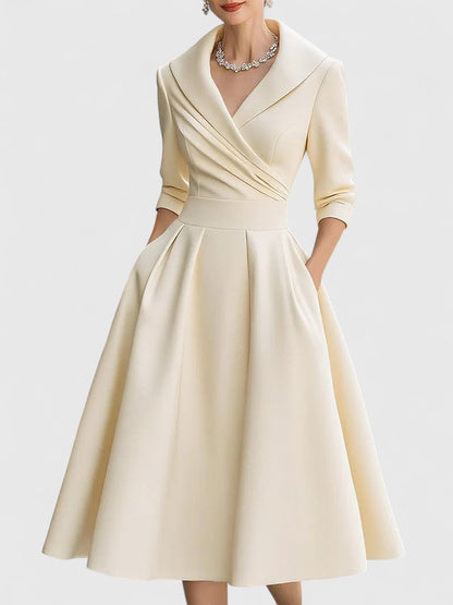 Audrey | Fit and Flare Midi Dress