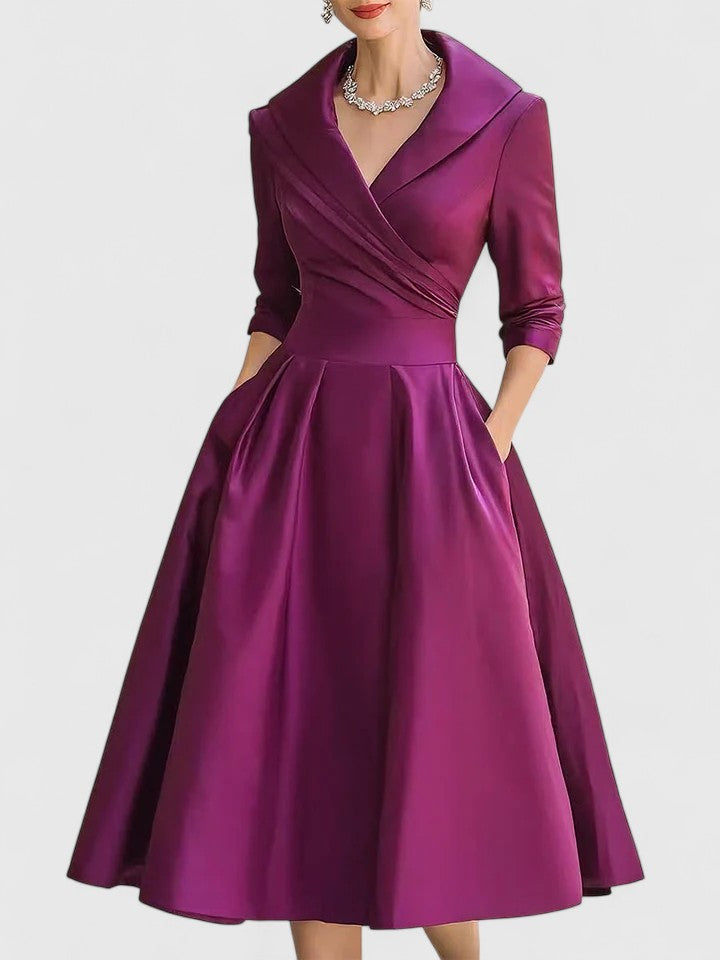 Audrey | Fit and Flare Midi Dress