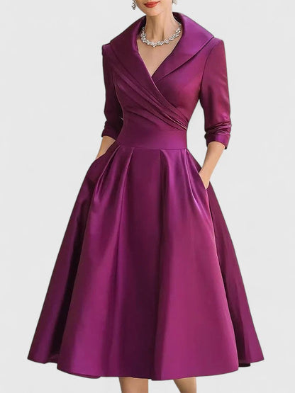 Audrey | Fit and Flare Midi Dress