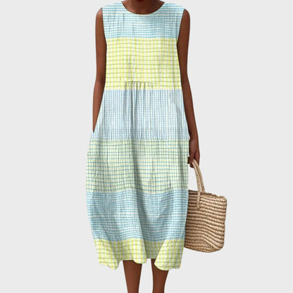 Nora | Elegant Sleeveless Summer Midi Dress