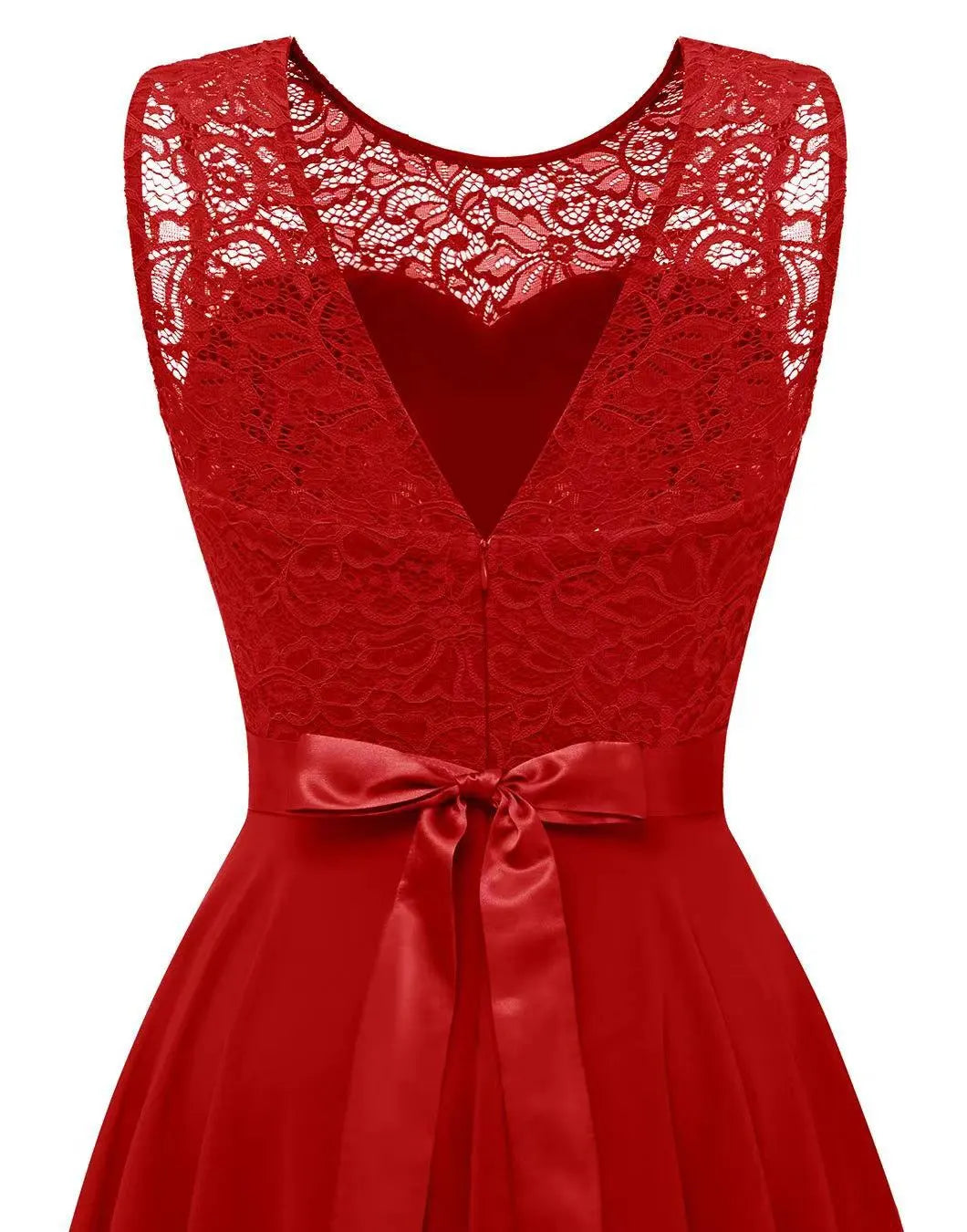 Morgan | Lace High Low Wedding Guest Dress
