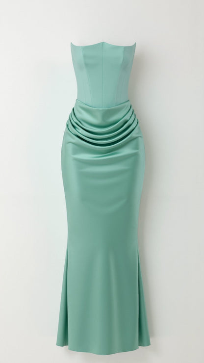 Ava | Corset Maxi Dress for Wedding Guest