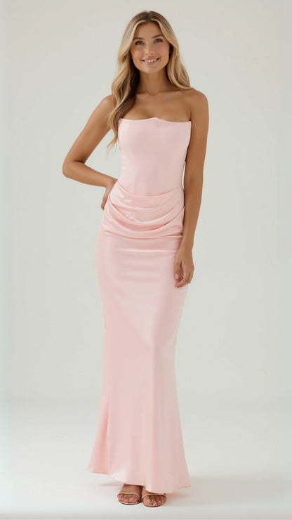 Ava | Corset Maxi Dress for Wedding Guest