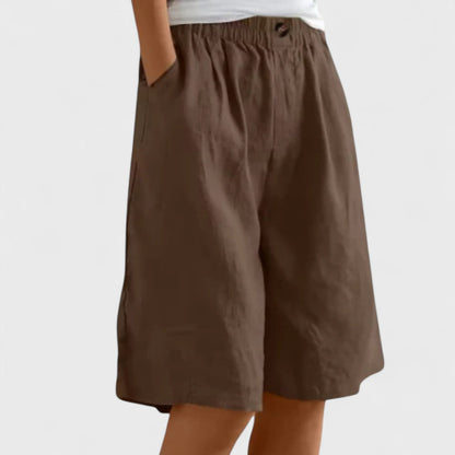 Nora | Comfortable Wide-Leg Bermuda Shorts