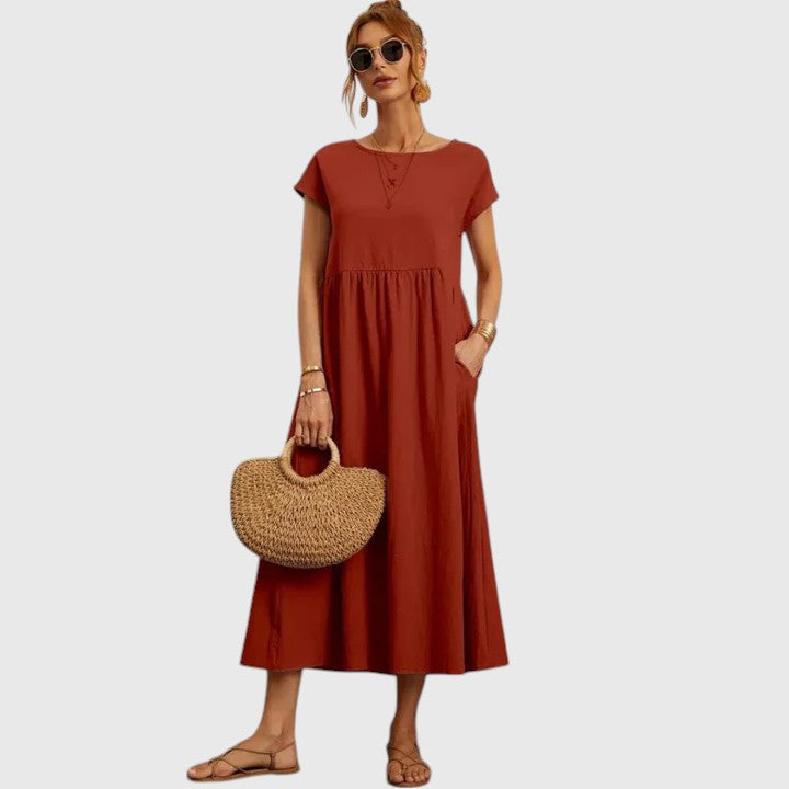 Piper | Casual Midi Dress With Pockets