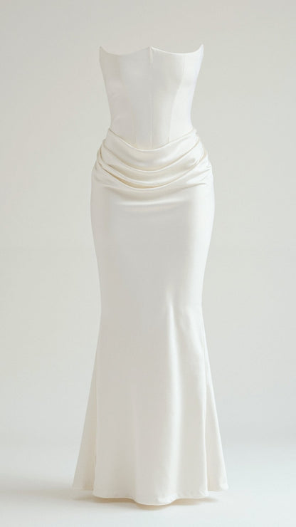 Ava | Corset Maxi Dress for Wedding Guest