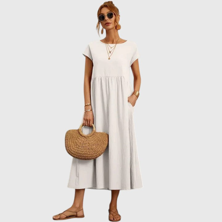 Piper | Casual Midi Dress With Pockets