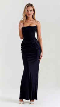 Ava | Corset Maxi Dress for Wedding Guest