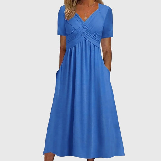 Sandra | Elegant Fitted Midi Dress