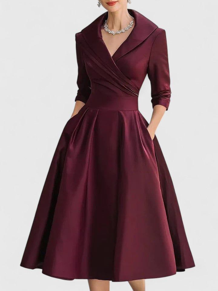 Audrey | Fit and Flare Midi Dress