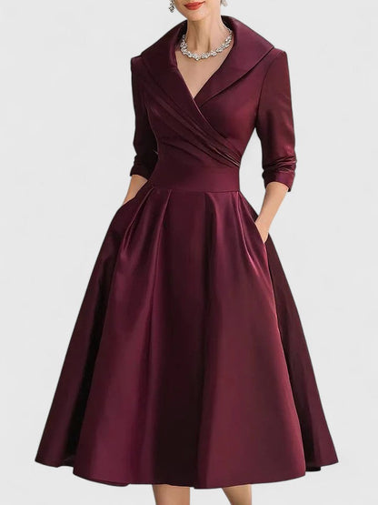 Audrey | Fit and Flare Midi Dress